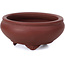 Pot à bonsaï rond non émaillé par Bigei - 55 x 55 x 25 mm