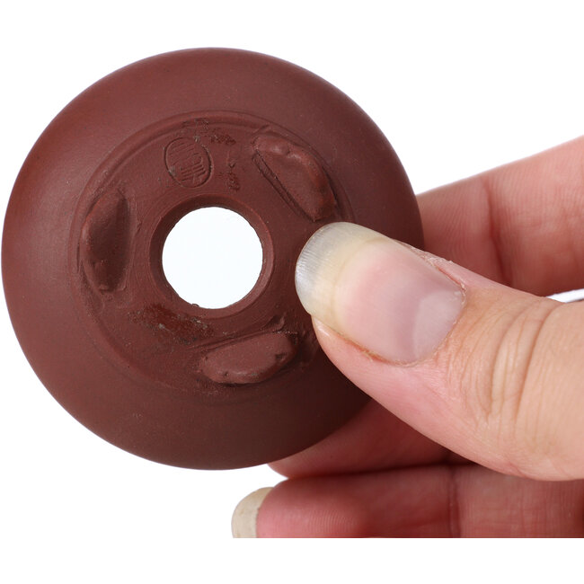 Pot à bonsaï rond non émaillé par Bigei - 55 x 55 x 25 mm