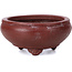 Round unglazed bonsai pot by Bigei - 50 x 50 x 25 mm