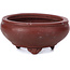 Round unglazed bonsai pot by Bigei - 50 x 50 x 25 mm