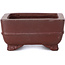 Pot à bonsaï rectangulaire non émaillé par Shibakatsu - 100 x 75 x 35 mm