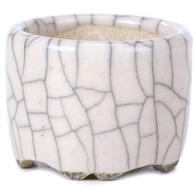 Ronde witte bonsaipot - 32 x 32 x 25 mm