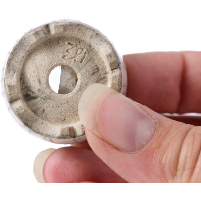 Pot à bonsaï rond blanc - 32 x 32 x 25 mm