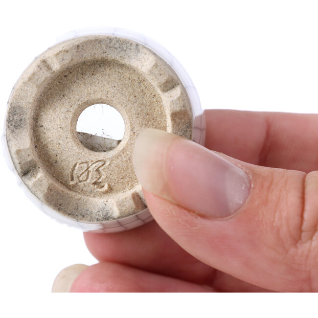 Ronde witte bonsaipot - 35 x 35 x 28 mm