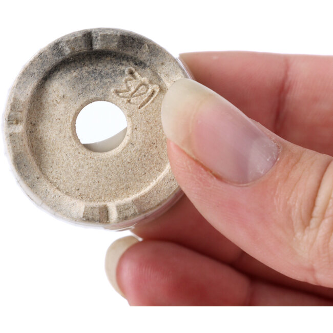 Vaso per bonsai rotondo bianco - 35 x 35 x 26 mm