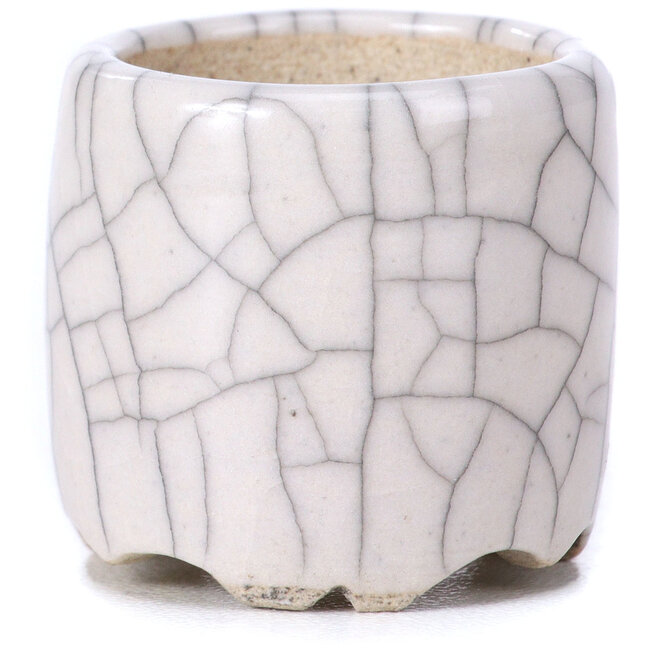 Vaso per bonsai rotondo bianco - 30 x 30 x 30 mm