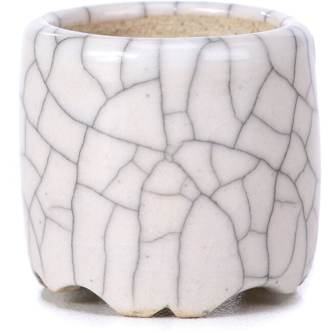 Vaso per bonsai rotondo bianco - 30 x 30 x 30 mm