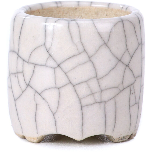 Ronde witte bonsaipot - 30 x 30 x 30 mm