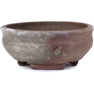  Other Tokoname bonsai pot makers 76 mm round unglazed Bizen pot from Tokoname, Japan