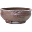 Round unglazed bonsai pot - 76 x 76 x 32 mm