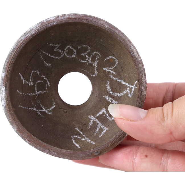 Maceta de bonsái redonda sin esmaltar - 76 x 76 x 32 mm