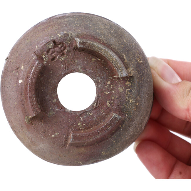 Maceta de bonsái redonda sin esmaltar - 76 x 76 x 32 mm