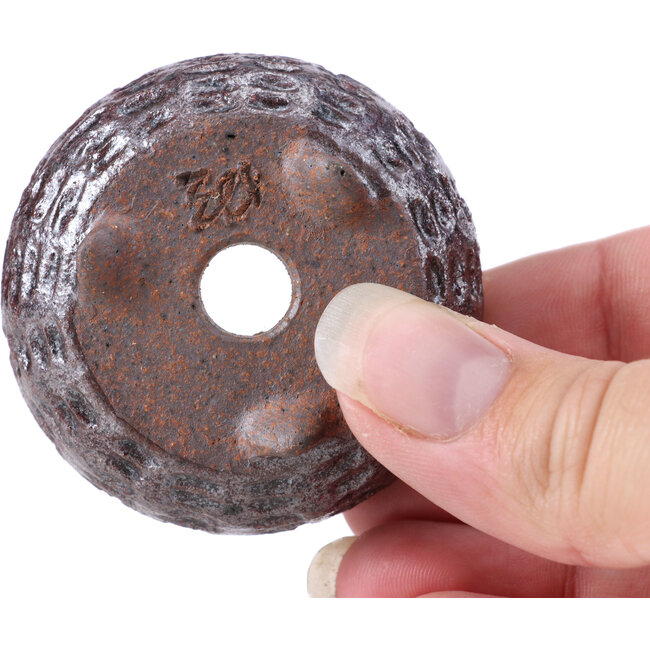 Pot à bonsaï rond marron - 52 x 52 x 28 mm