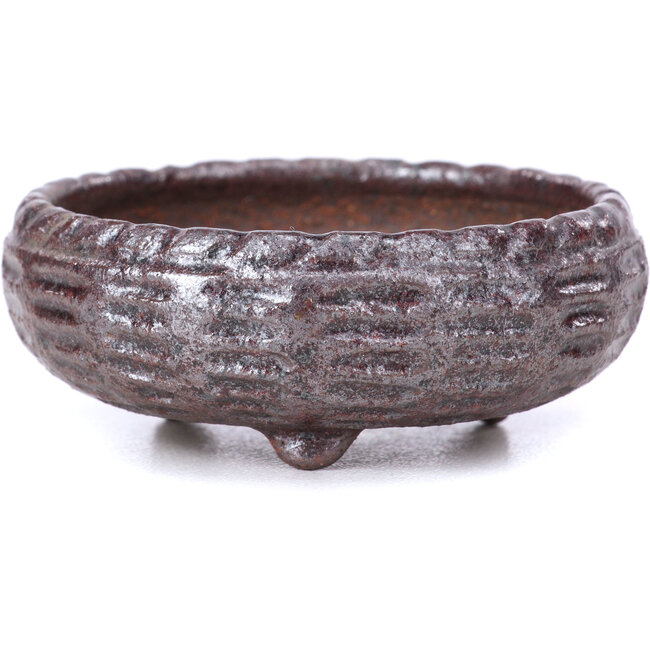 Maceta de bonsái marrón redonda - 61 x 61 x 25 mm