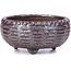 Vaso per bonsai rotondo marrone - 56 x 56 x 27 mm