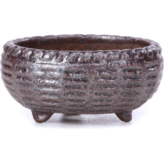  Other Tokoname bonsai pot makers 56 mm runder brauner Topf aus Tokoname, Japan