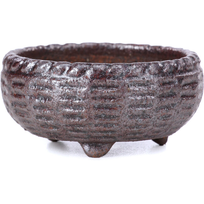 Vaso per bonsai rotondo marrone - 56 x 56 x 27 mm