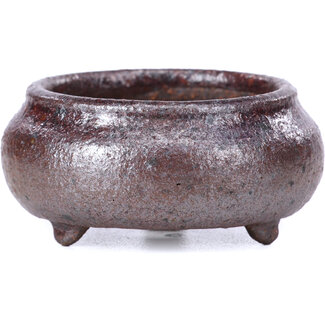 Other Tokoname 55 mm round brown pot from Tokoname, Japan