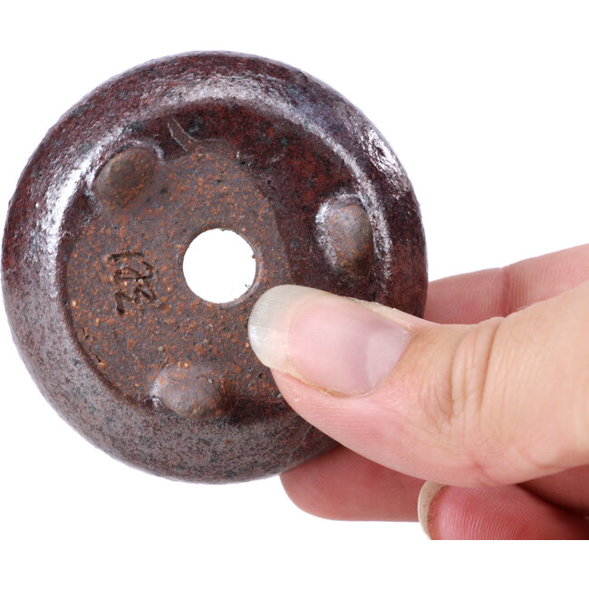 Pot à bonsaï rond marron - 45 x 45 x 26 mm