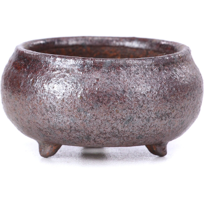 Maceta de bonsái marrón redonda - 50 x 50 x 25 mm