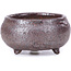 Round brown bonsai pot - 50 x 50 x 25 mm