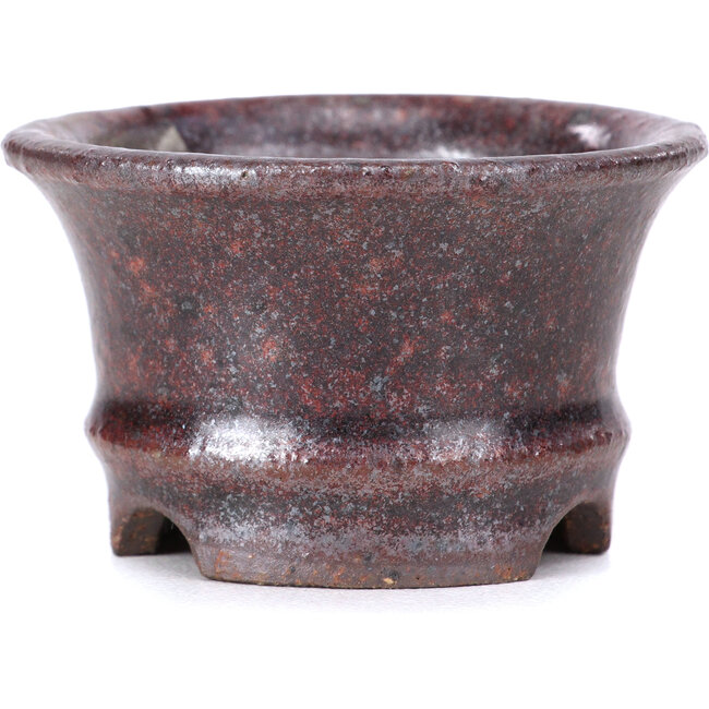 Ronde bruine bonsaipot - 50 x 50 x 30 mm