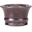 Pot à bonsaï rond marron - 50 x 50 x 30 mm