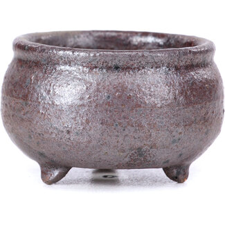  Other Tokoname bonsai pot makers 45 mm round brown pot from Tokoname, Japan