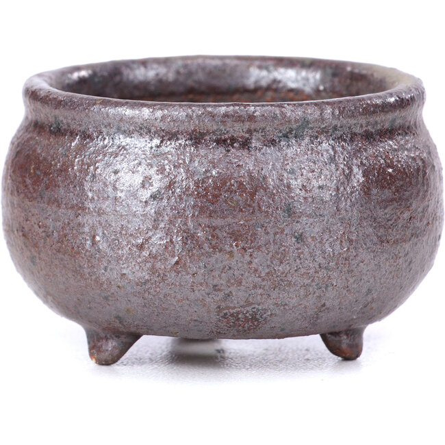 Maceta de bonsái marrón redonda - 45 x 45 x 30 mm