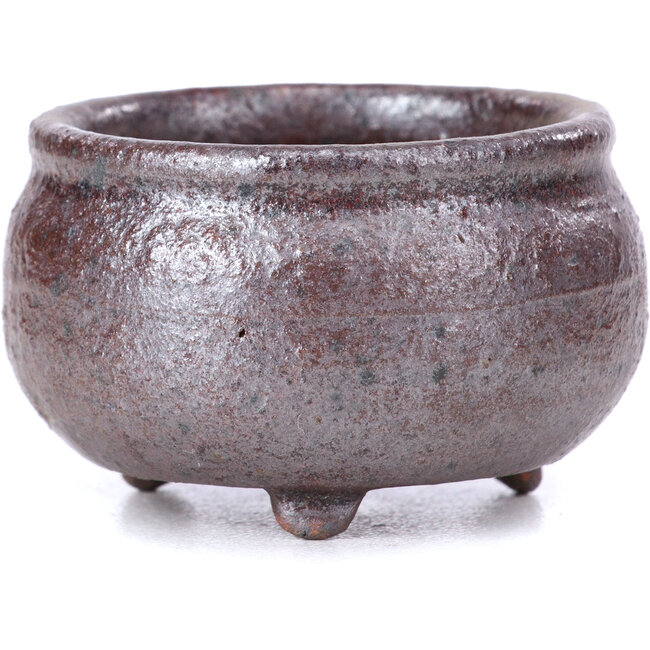 Pot à bonsaï rond marron - 45 x 45 x 30 mm