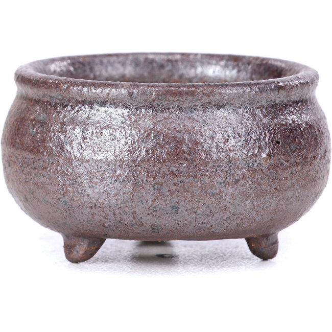 Maceta de bonsái marrón redonda - 55 x 55 x 25 mm