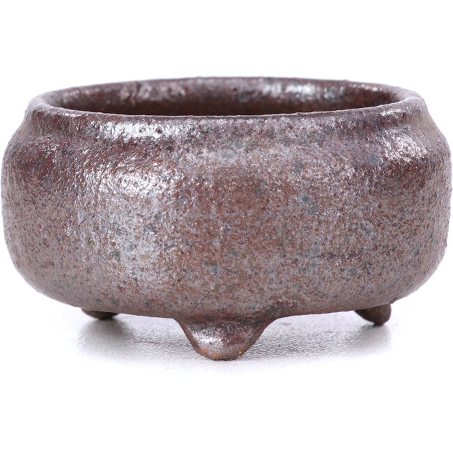 Maceta de bonsái marrón redonda - 45 x 45 x 25 mm