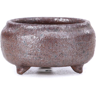  Other Tokoname bonsai pot makers 45 mm round brown pot from Tokoname, Japan