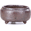 Round brown bonsai pot - 45 x 45 x 25 mm