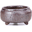 Round brown bonsai pot - 45 x 45 x 25 mm