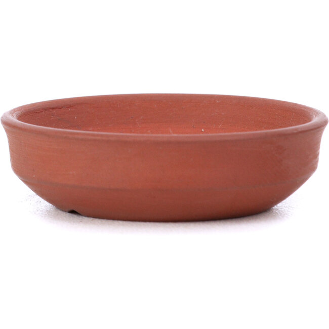 Round unglazed bonsai pot - 45 x 45 x 10 mm