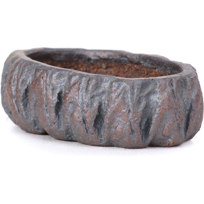 Maceta de bonsái marrón ovalada - 45 x 30 x 15 mm