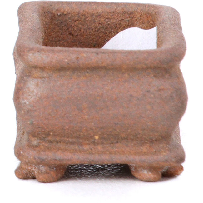 Maceta de bonsái rectangular sin esmaltar - 30 x 15 x 14 mm