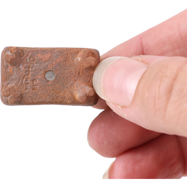 Vaso per bonsai rettangolare non smaltato - 30 x 15 x 14 mm