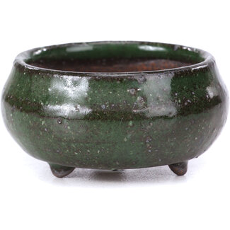 Other Tokoname 55 mm round green pot from Tokoname, Japan