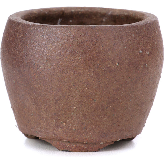 Vaso per bonsai rotondo non smaltato - 55 x 55 x 40 mm
