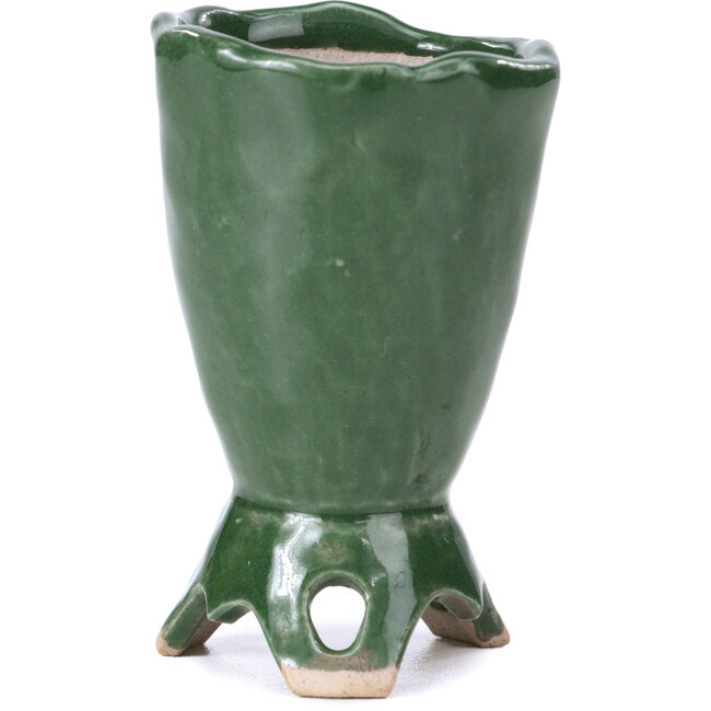 Runde grüne Bonsaischale - 45 x 45 x 70 mm