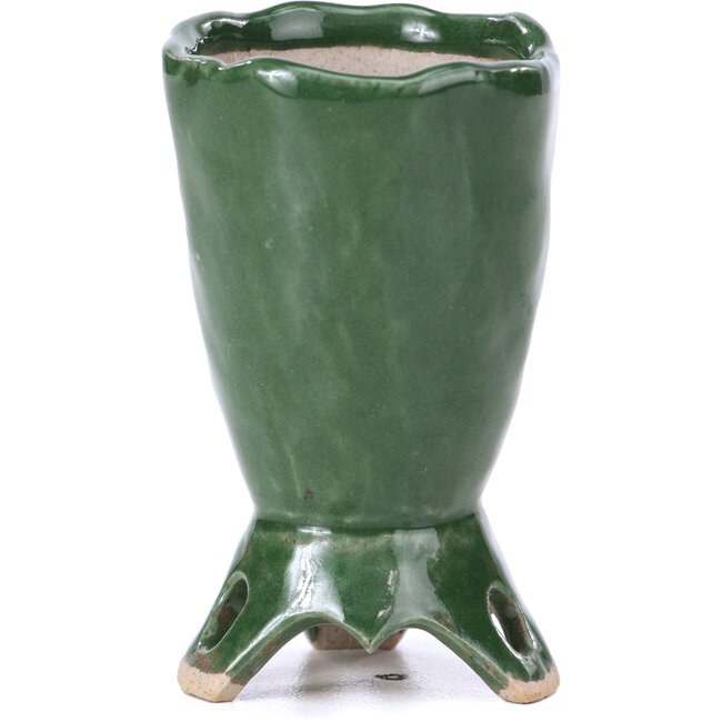 Vaso per bonsai verde rotondo - 45 x 45 x 70 mm