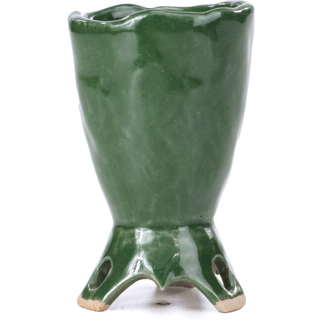 Ronde groene bonsaipot - 45 x 45 x 70 mm