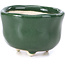 Round green bonsai pot - 45 x 45 x 30 mm