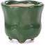 Pot à bonsaï rond vert - 36 x 36 x 33 mm