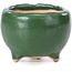 Round green bonsai pot - 32 x 32 x 25 mm