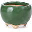 Vaso per bonsai rotondo verde - 32 x 32 x 25 mm