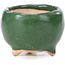 Round green bonsai pot - 32 x 32 x 25 mm