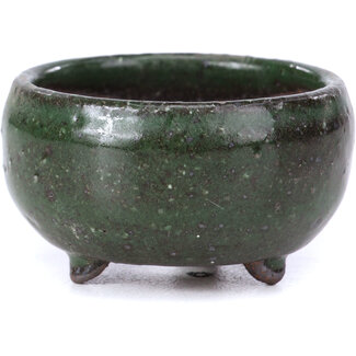 Other Tokoname 45 mm round green pot from Tokoname, Japan